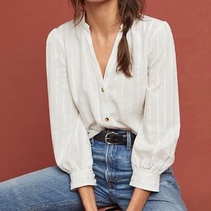 Anthropologie Chelsea Striped Tunic